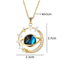 Collar Saturno & Estrellas