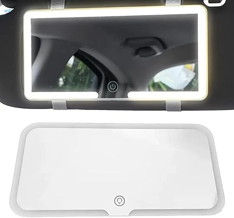 Espejo Luz LED para Parasol de Auto