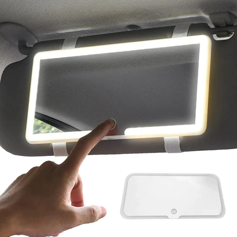 Espejo Luz LED para Parasol de Auto