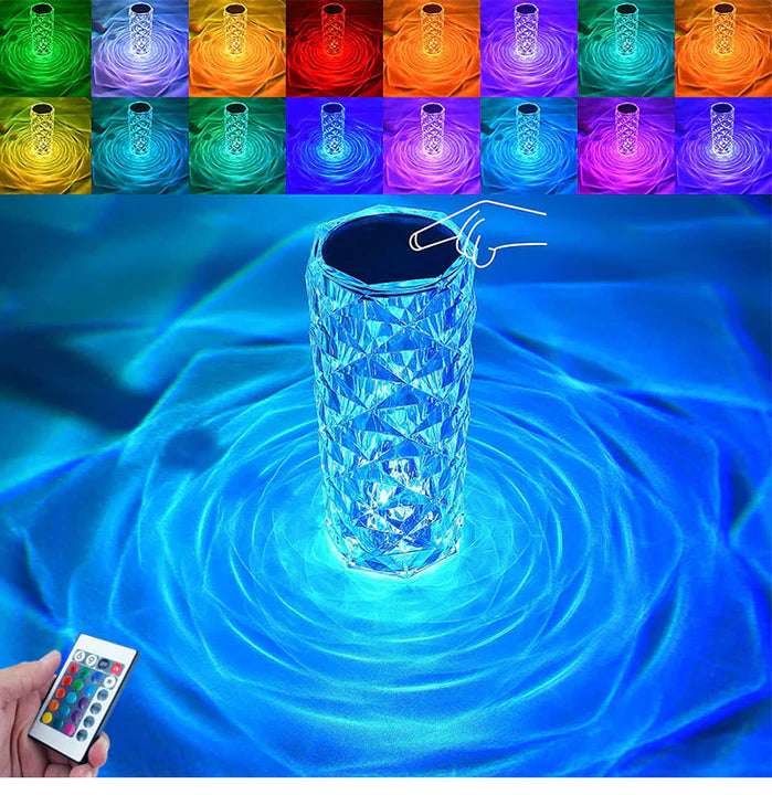 Lámpara Táctil De Ambiente Crystal LED