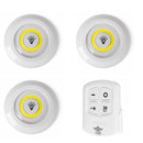 Juego Bombilla - X3 Luces Led Inalámbrica Con Control De Mando