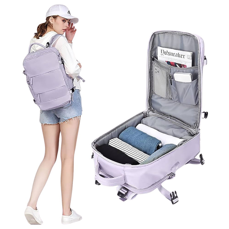 Mochila Para Viaje - Grande Espacio y Comodidad
