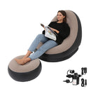 Puff Ultra Lounge - Sofá Inflable de Aire con Asiento Apoya Pies