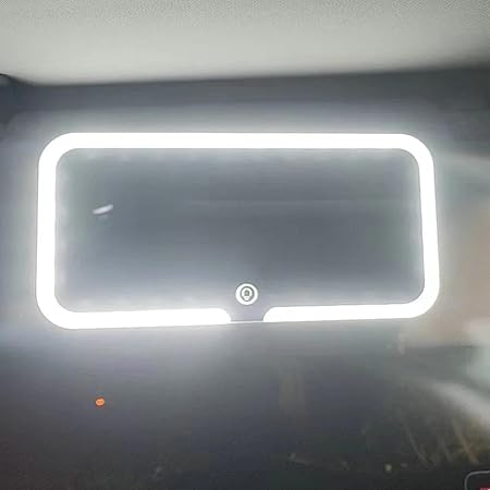Espejo Luz LED para Parasol de Auto