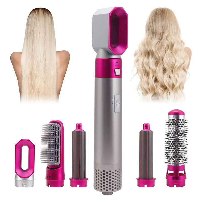 Cepillo Rizador Secador de Pelo - 5 en 1