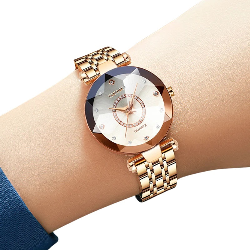 Reloj Diamante Élite Quartz - La Elegancia que Mereces