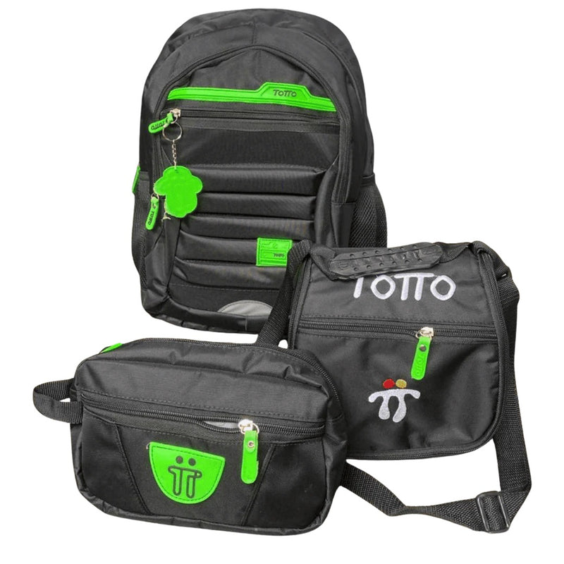 Mochilas Escolares Totto 3x1 - Más por Menos