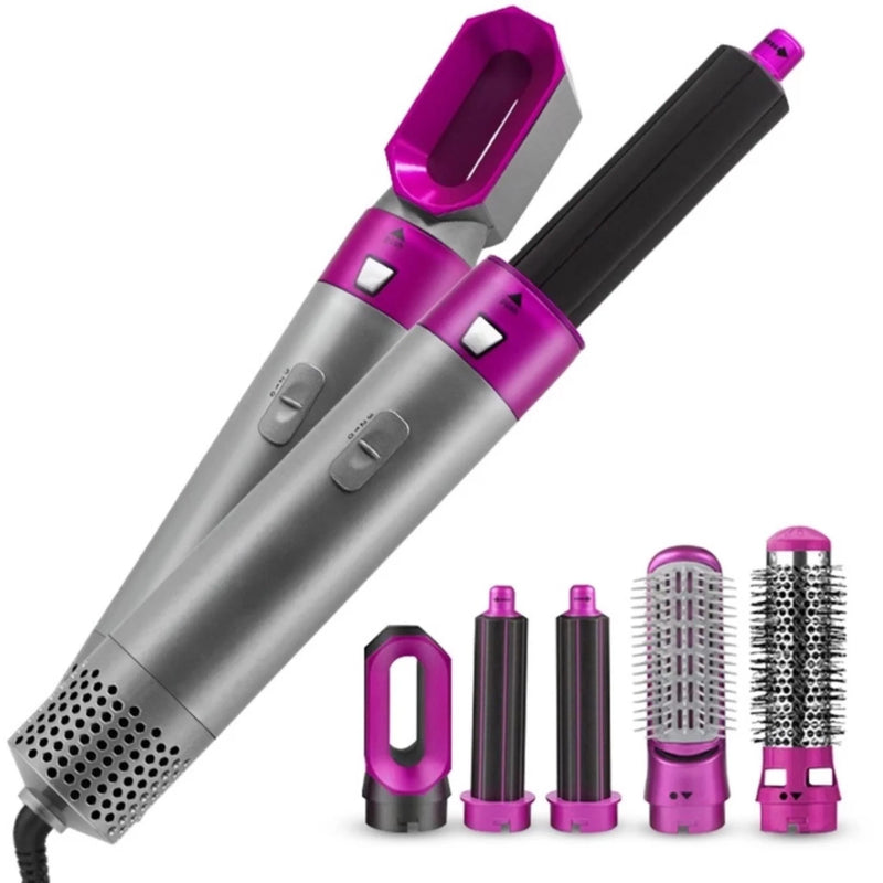 Cepillo Rizador Secador de Pelo - 5 en 1