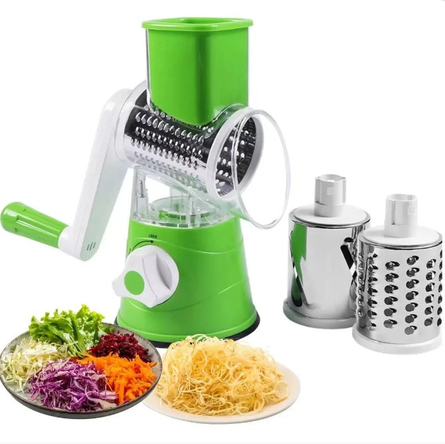 Molino Rallador y Cortador de Verduras Multifuncional