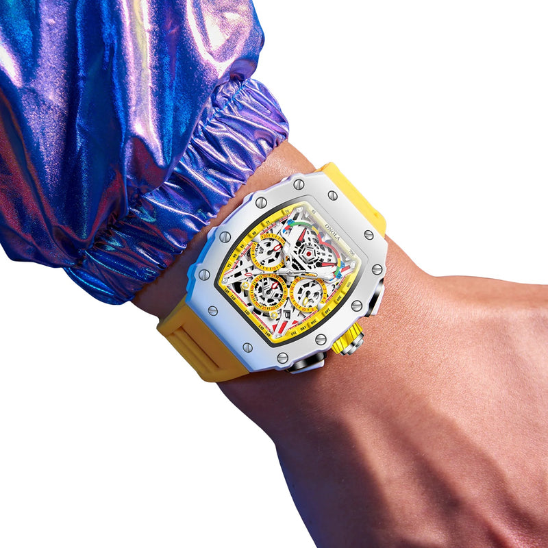 Reloj Onola Luxo Amarillo