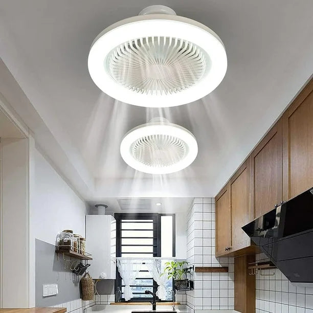 Lámpara con Ventilador - Combina Iluminación y Confort en un Solo Producto