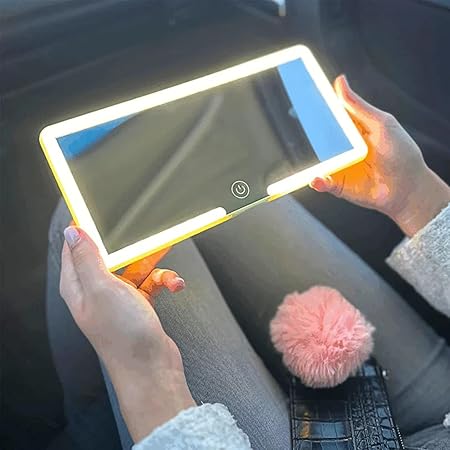 Espejo Luz LED para Parasol de Auto
