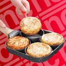 Sarten De 4 Puestos - Antiadherente