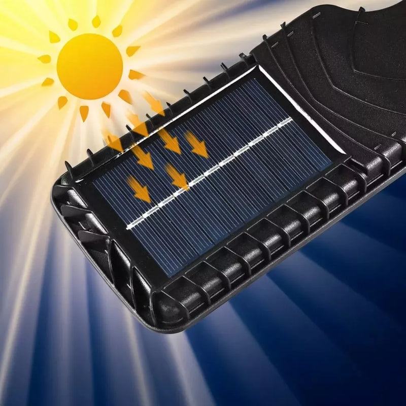 Lámpara Solar con Sensor de Movimiento y Control