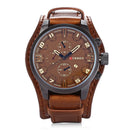 Reloj Curren Café Cuero