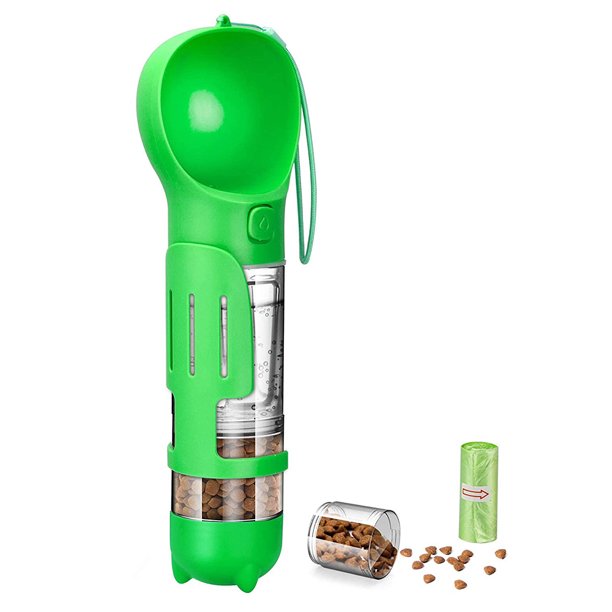 Bebedero Botella Dispensador Para Mascotas 4 en 1