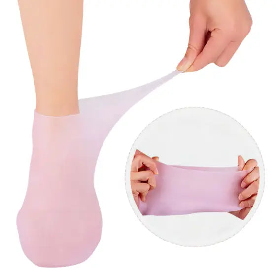 Medias de Silicona para Hidratar los Pies