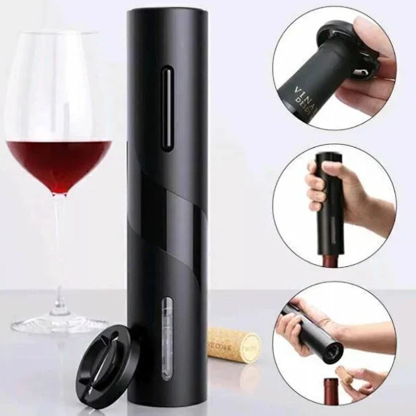 Descorchador De Vino Eléctrico - ¡Disfruta de tu vino sin complicaciones!
